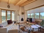 Coziest Light Filled Living Area with Mountain View Surrounding and Patio Access